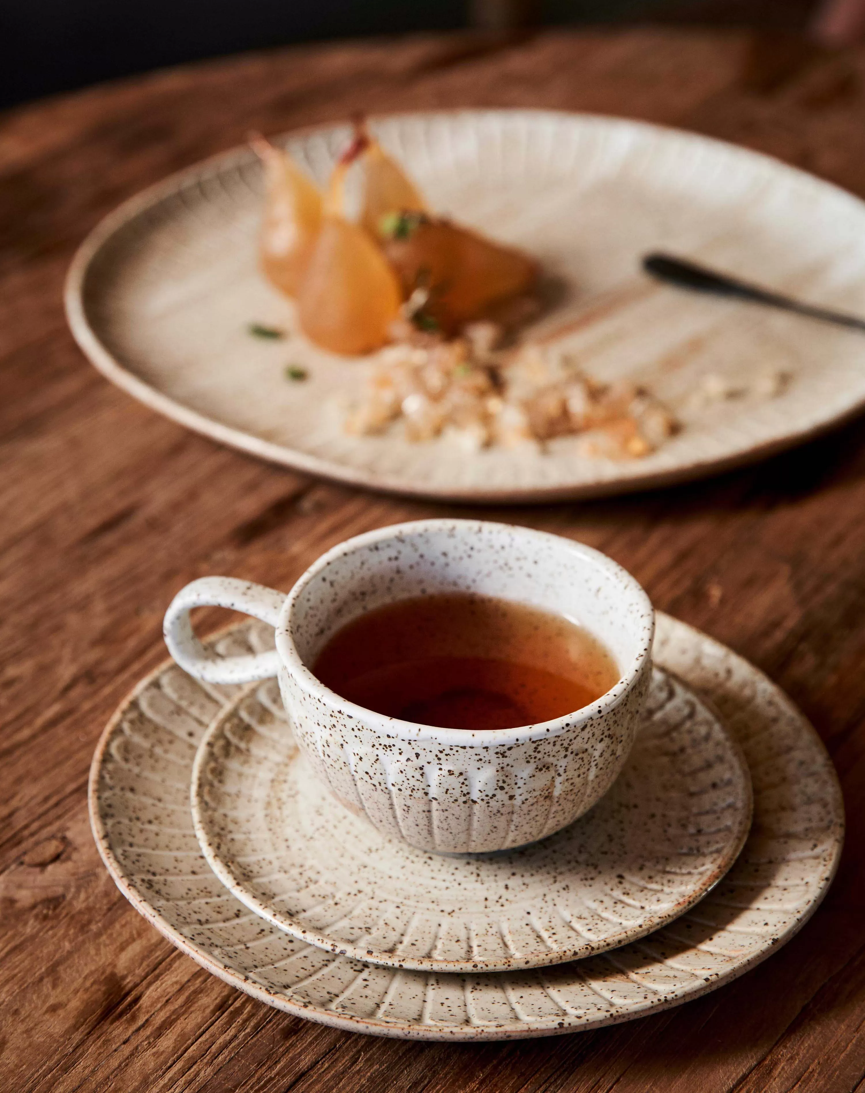 Robert Gordon Mugs & Cups-Ceylon Cup & Saucer / White