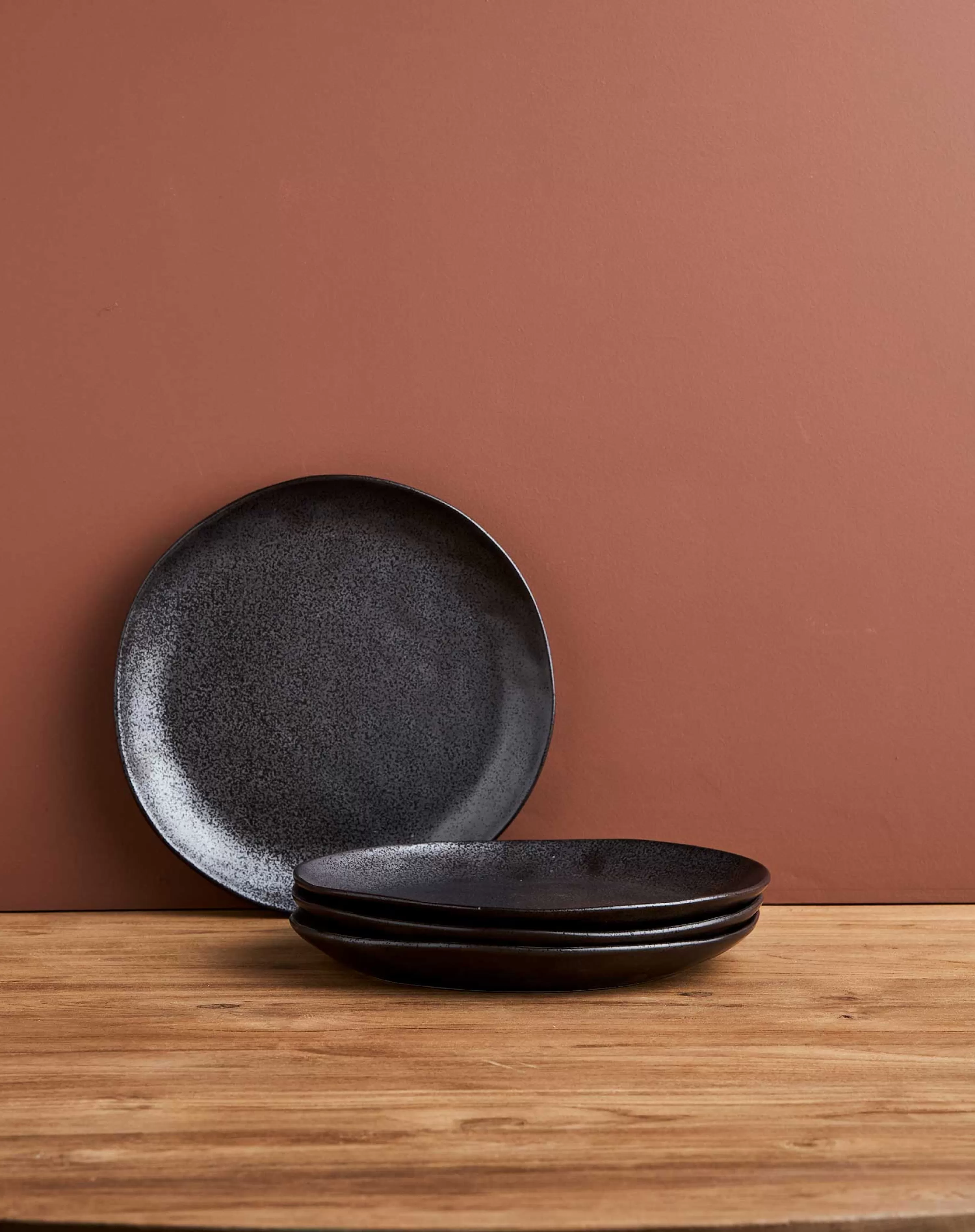 Robert Gordon Plates-Earth Dinner Plates / Black