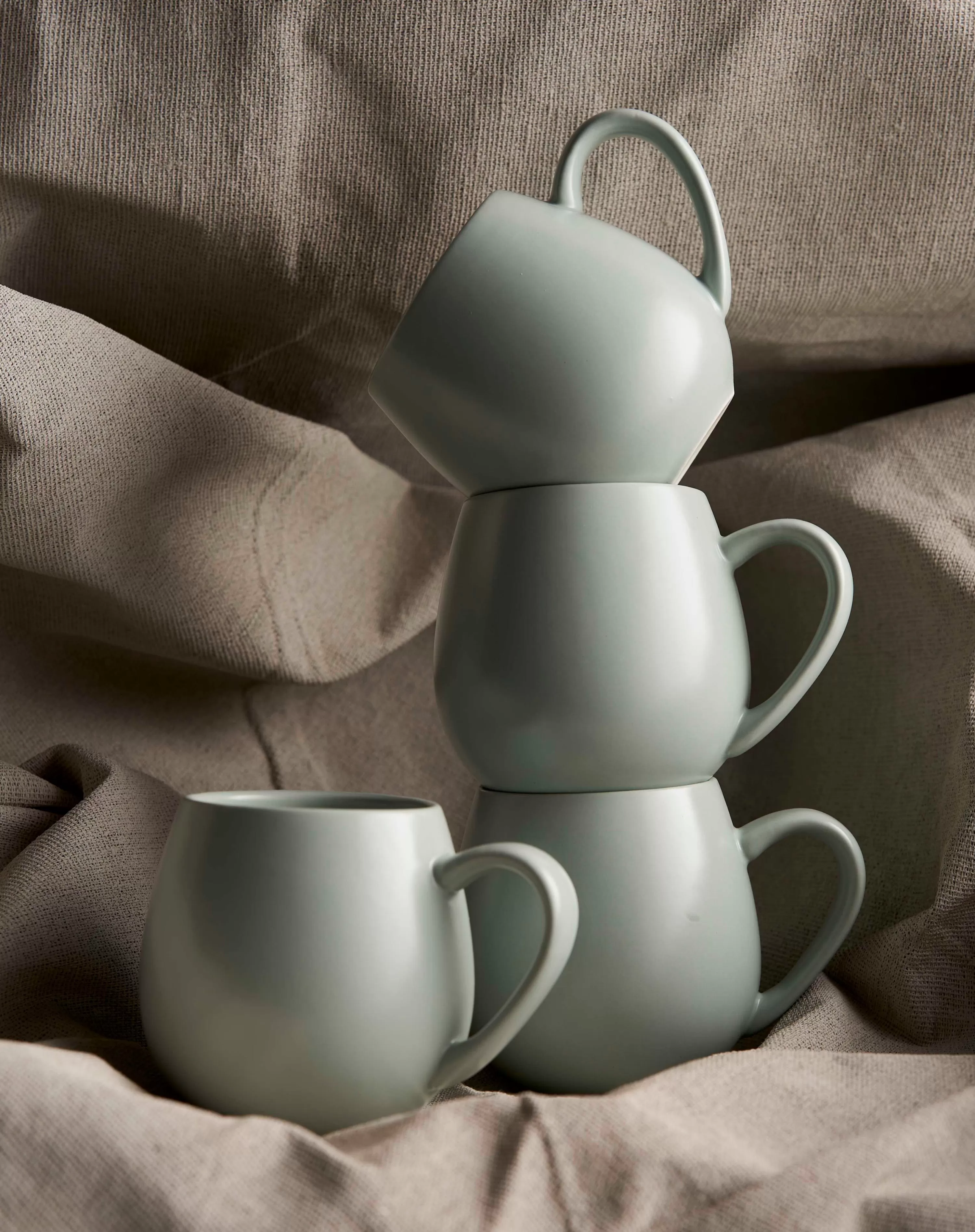 Robert Gordon Mugs & Cups-Hug Me Mugs / Matte Eucalyptus