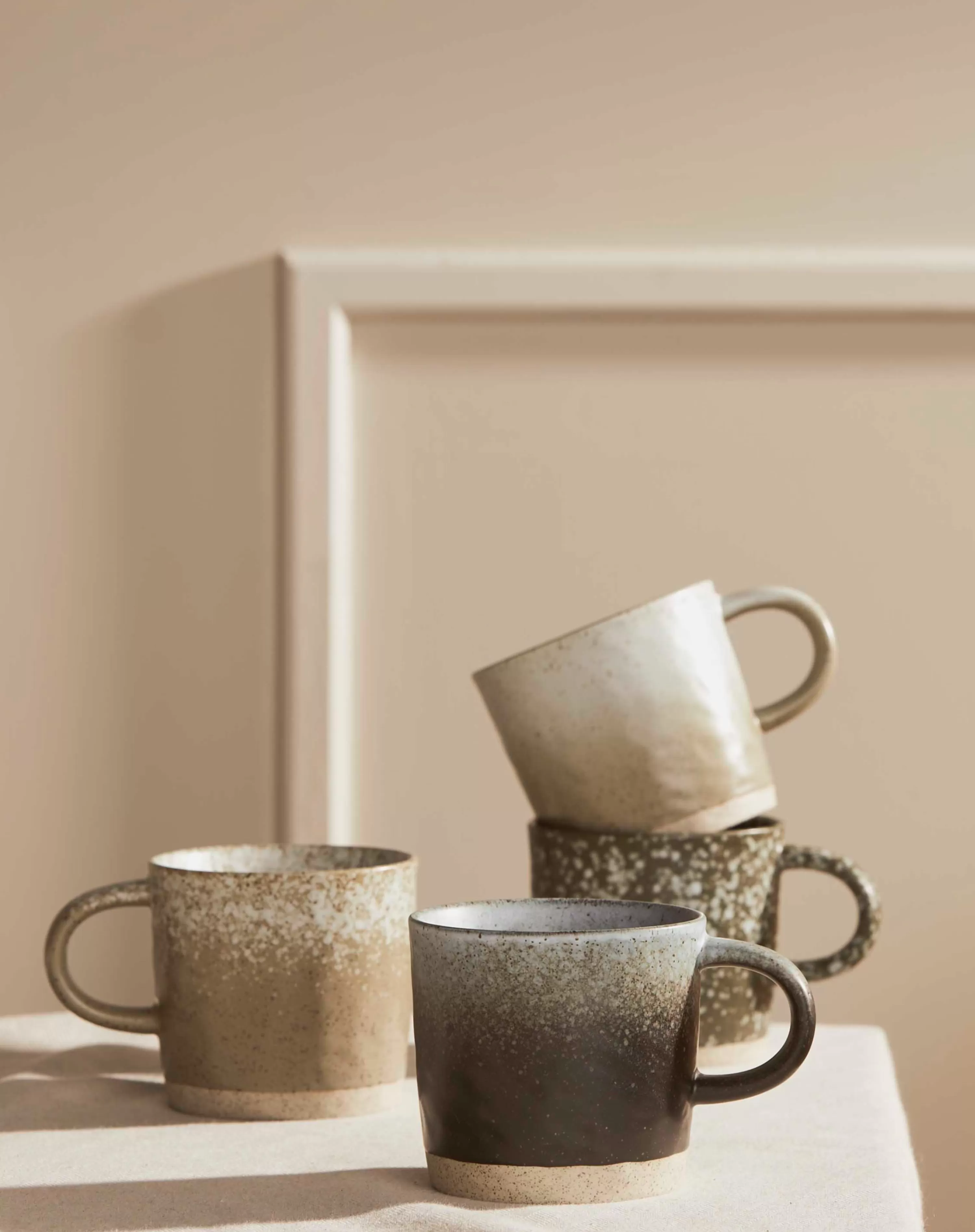 Robert Gordon Mugs & Cups-Strata Mugs / Grey