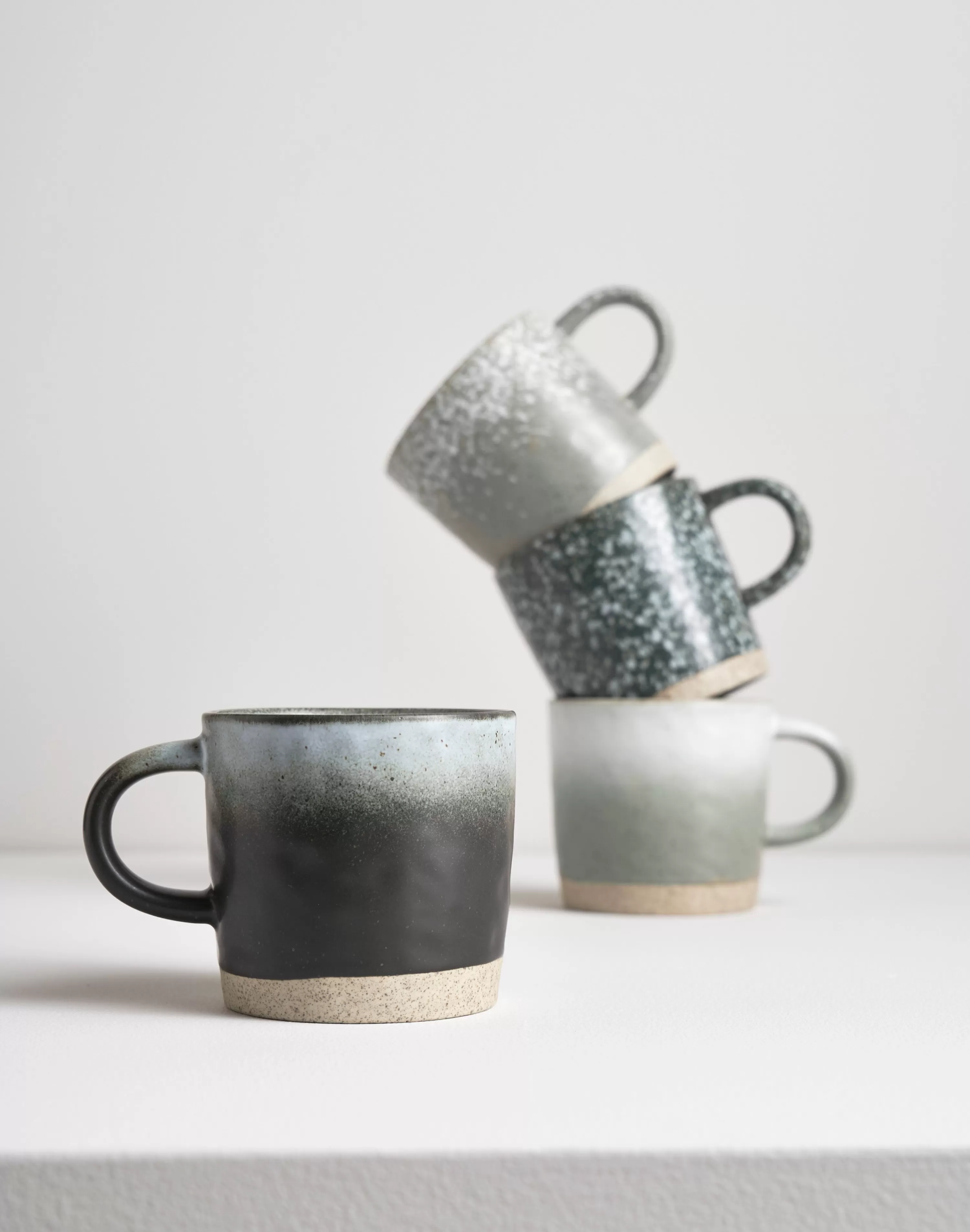 Robert Gordon Mugs & Cups-Strata Mugs / Grey